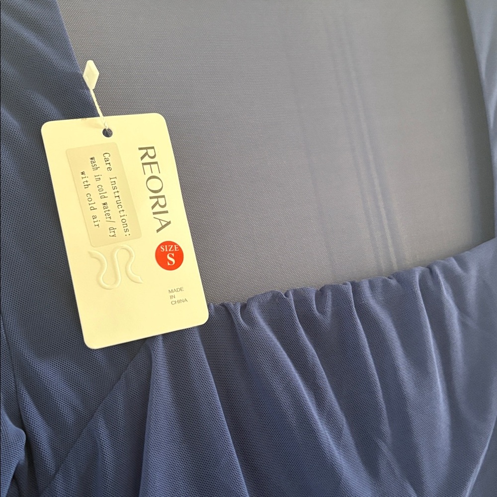 ReoRia Royal Blue Long Sleeve Dress - Picture 9 of 10